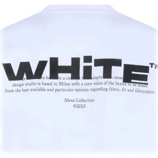 Off-White T-shirt-- White Shared Logo T-Shirt - Exclusive Luxury Collection - Avvenice