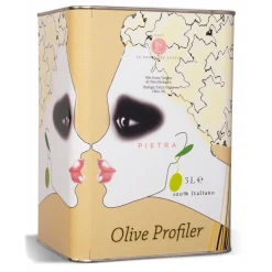 Olio le Donne del Notaio Oil & Vinegar-- Olive Profiler - Tin - Extra Virgin Olive Oil - Artisan - Italian High Quality - 3 l - Avvenice