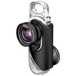 Olloclip Photo & Video-- Core Lens Set - Black Lens / Black Clip - iPhone 8 / 7 / 8 Plus / 7 Plus - Fisheye Wide-Angle Macro 15X - Lens Set - Avvenice