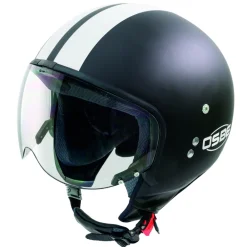 Osbe Italy Helmets-- Bellagio Black Matt - Motorcycle Helmet - High Quality - Made in Italy - Avvenice