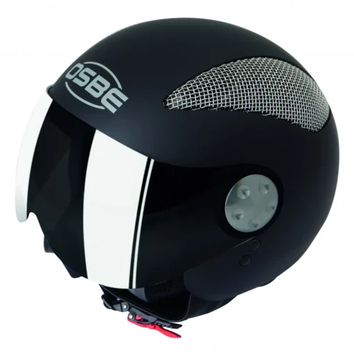 Osbe Italy Helmets-- Summer Black Matt - Motorcycle Helmet - High Quality - Made in Italy - Avvenice