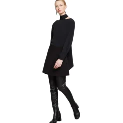 Ottod'Ame Shirts-Ottod'Ame - Blouse with Neck Sash Detail - Black - Shirt - Luxury Exclusive Collection - Avvenice