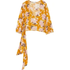 Ottod'Ame Shirts-Ottod'Ame - Floral Fantasy Cotton Shirt - Orange - Shirt - Luxury Exclusive Collection - Avvenice