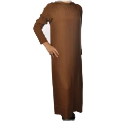 Ottod'Ame Dresses-Ottod'Ame - Long Straight Dress - Tobacco - Dresses - Luxury Exclusive Collection - Avvenice