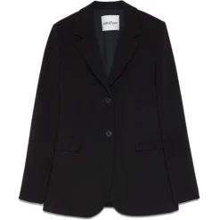 Ottod'Ame Jackets-Ottod'Ame - Single Breasted Combed Wool Jacket - Black - Jacket - Luxury Exclusive Collection - Avvenice