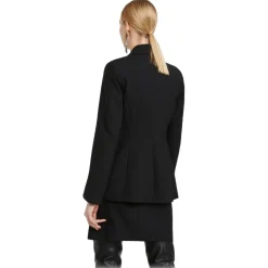 Ottod'Ame Jackets-Ottod'Ame - Single Breasted Jacket with Stand-Up Lapels - Black - Jacket - Luxury Exclusive Collection - Avvenice