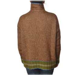 Ottod'Ame Knitwears-Ottod'Ame - Sweater in Strech Yarn - Hazel - Sweater - Luxury Exclusive Collection - Avvenice
