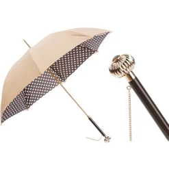 Pasotti Ombrelli 1956 Umbrellas And Sticks-- 189 55874-164 U14 - Classic Tone Umbrella with Polka Dots - Luxury Artisan High Quality Umbrella - Avvenice