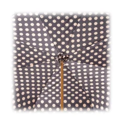 Pasotti Ombrelli 1956 Umbrellas And Sticks-- 189 55874-164 U14 - Classic Tone Umbrella with Polka Dots - Luxury Artisan High Quality Umbrella - Avvenice