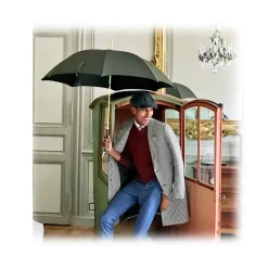 Pasotti Ombrelli 1956 Umbrellas And Sticks-- 479 OXF-10 K26 - Royal Germano Umbrella - Luxury Artisan High Quality Umbrella - Avvenice