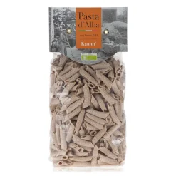 Pasta d'Alba Pasta & Cereals-Pasta d'Alba - Organic Penne with Kamuth Whole Wheat Flour - Artisan Line -  - Artisan Organic Italian Pasta - Avvenice