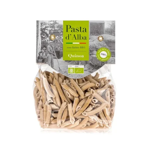 Pasta d'Alba Pasta & Cereals-Pasta d'Alba - Organic Penne with Quinoa Real - Gluten Free Line - Artisan Organic Italian Pasta - Avvenice