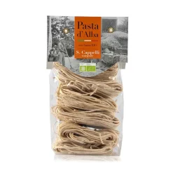 Pasta d'Alba Pasta & Cereals-Pasta d'Alba - Organic Tagliolini with Senatore Cappelli Durum Whole Wheat - Artisan Line - Artisan Organic Italian Pasta - Avvenice