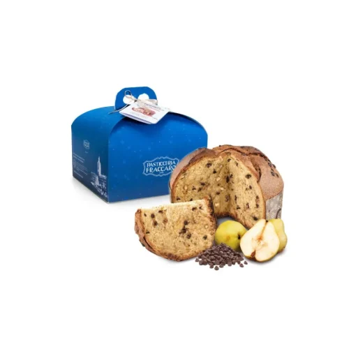 Fraccaro Spumadoro Sweets-Pasticceria Fraccaro - Chocolate and Pear Panettone - Case Line - Artisan Panettone - - Avvenice