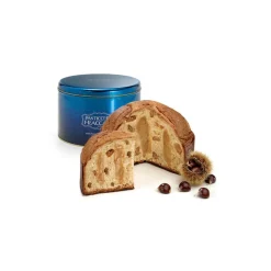 Fraccaro Spumadoro Sweets-Pasticceria Fraccaro - Panettone with Marron Glacé - Tin Line - Artisan Panettone - - Avvenice