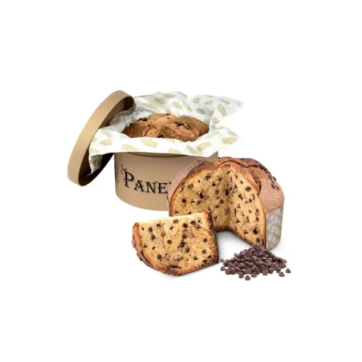 Fraccaro Spumadoro Sweets-Pasticceria Fraccaro - Panettone with Chocolate - Cappelliera Line - Artisan Panettone - - Avvenice