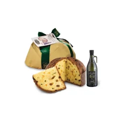 Fraccaro Spumadoro Sweets-Pasticceria Fraccaro - Pandolce with Redoro Extra Virgin Olive Oil - Gift Wrapping - Artisan Panettone - - Avvenice