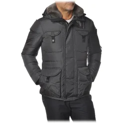 Peuterey Jackets-- Aiptek Model Jacket with Four Pockets - Grey - Jacket - Luxury Exclusive Collection - Avvenice