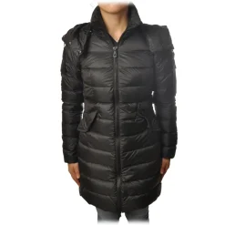 Peuterey Jackets-- Fayola Jacket 3/4 Screwed Model - Black - Jacket - Luxury Exclusive Collection - Avvenice