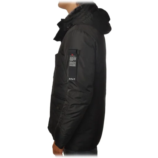 Peuterey Jackets-- Hasselblad Jacket 3/4 Model with Drawstring - Black - Jacket - Luxury Exclusive Collection - Avvenice