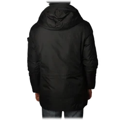 Peuterey Jackets-- Hasselblad Jacket 3/4 Model with Drawstring - Black - Jacket - Luxury Exclusive Collection - Avvenice