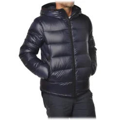 Peuterey Jackets-- Honova Jacket with Fixed Hood - Blue - Jacket - Luxury Exclusive Collection - Avvenice