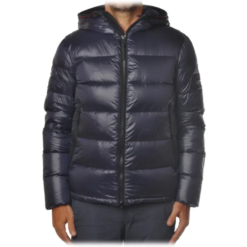 Peuterey Jackets-- Honova Jacket with Fixed Hood - Blue - Jacket - Luxury Exclusive Collection - Avvenice
