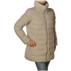 Peuterey Jackets-- Jacket with Standing Collar Franz Model - Cream - Jacket - Luxury Exclusive Collection - Avvenice