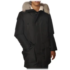 Peuterey Jackets-- Magina Jacket Lenght 3/4 Model - Black - Jacket - Luxury Exclusive Collection - Avvenice