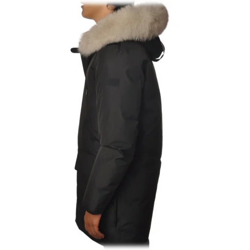 Peuterey Jackets-- Magina Jacket Lenght 3/4 Model - Black - Jacket - Luxury Exclusive Collection - Avvenice