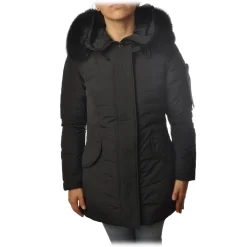 Peuterey Jackets-- Marr Model 3/4 Length Jacket - Black - Jacket - Luxury Exclusive Collection - Avvenice