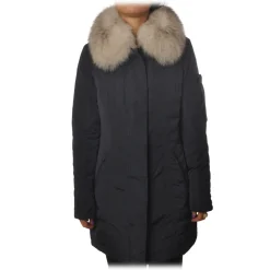 Peuterey Jackets-- Metropolitan 3/4 Screwed Model Jacket - Blue - Jacket - Luxury Exclusive Collection - Avvenice