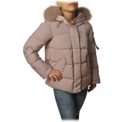 Peuterey Jackets-- Mils Short Trapeze Model Jacket - Beige - Jacket - Luxury Exclusive Collection - Avvenice