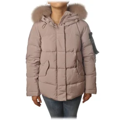 Peuterey Jackets-- Mils Short Trapeze Model Jacket - Beige - Jacket - Luxury Exclusive Collection - Avvenice