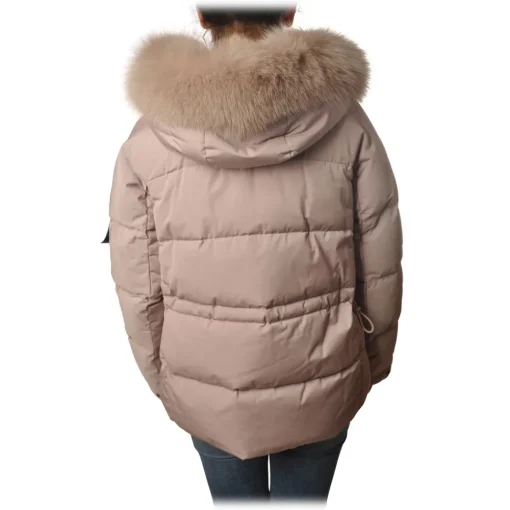 Peuterey Jackets-- Mils Short Trapeze Model Jacket - Beige - Jacket - Luxury Exclusive Collection - Avvenice