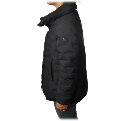 Peuterey Jackets-- Okal Short Trapeze Model Jacket - Black - Jacket - Luxury Exclusive Collection - Avvenice