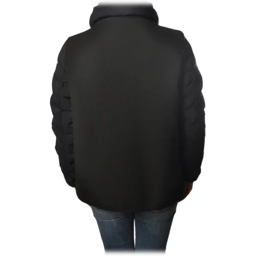 Peuterey Jackets-- Okal Short Trapeze Model Jacket - Black - Jacket - Luxury Exclusive Collection - Avvenice
