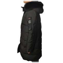 Peuterey Jackets-- Olong 3/4 Over Model Jacket - Black - Jacket - Luxury Exclusive Collection - Avvenice