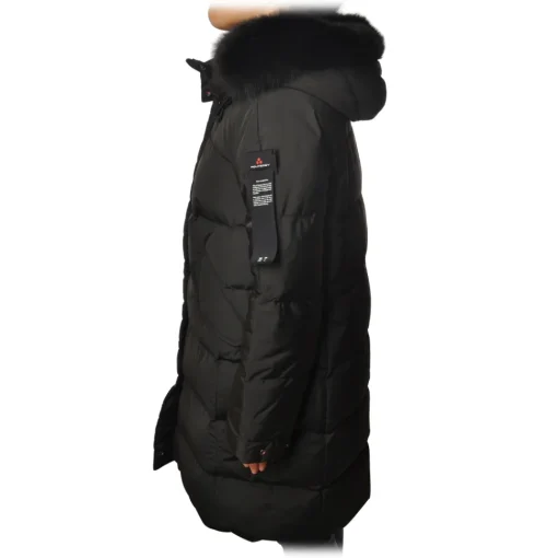 Peuterey Jackets-- Olong 3/4 Over Model Jacket - Black - Jacket - Luxury Exclusive Collection - Avvenice