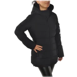 Peuterey Jackets-- Quilted and Stretch Down Jacket Canie Model - Black - Jacket - Luxury Exclusive Collection - Avvenice