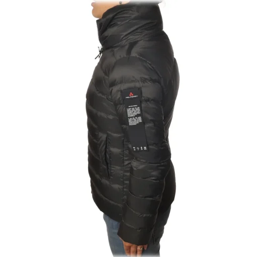 Peuterey Jackets-- Quilted Down Cropped Jacket Model Freccia - Black - Jacket - Luxury Exclusive Collection - Avvenice