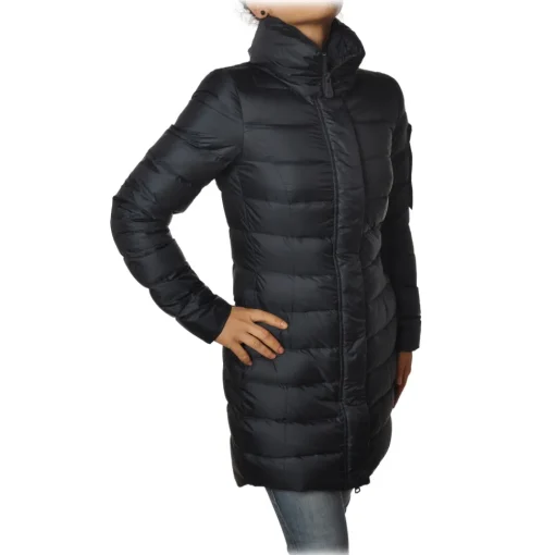 Peuterey Jackets-- Quilted Down Jacket in Nylon Sobchak Model - Blue - Jacket - Luxury Exclusive Collection - Avvenice