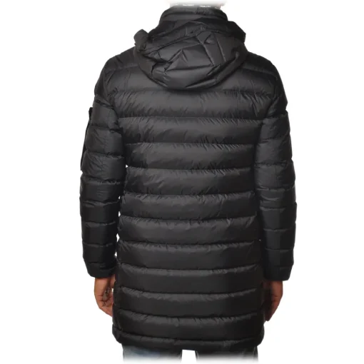 Peuterey Jackets-- Rubio Jacket 3/4 Model with Hood - Blue - Jacket - Luxury Exclusive Collection - Avvenice