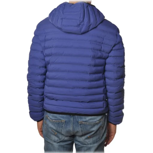 Peuterey Jackets-- Short Jacket with Contrasting Zip Juewas Model - Blue Royal - Jacket - Luxury Exclusive Collection - Avvenice