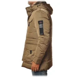 Peuterey Jackets-- SIba Jacket Elongated Model with Four Pockets - Military - Jacket - Luxury Exclusive Collection - Avvenice