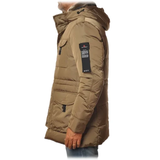 Peuterey Jackets-- SIba Jacket Elongated Model with Four Pockets - Military - Jacket - Luxury Exclusive Collection - Avvenice