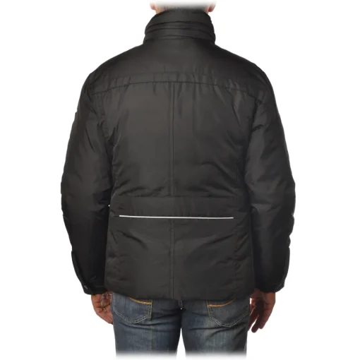 Peuterey Jackets-- Stripes Jacket Field Jacket Model - Black - Jacket - Luxury Exclusive Collection - Avvenice