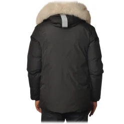 Peuterey Jackets-- Two Pockets Jacket with Flap and Two Oblique - Black - Jacket - Luxury Exclusive Collection - Avvenice