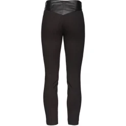 Pinko Trousers-- Leather and Technical Fabric Leggins - Black - Trousers - Made in Italy - Luxury Exclusive Collection - Avvenice