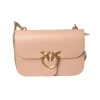 Pinko Bags-- Love Bell Simply Bag - Powder Pink - Bag - Made in Italy - Luxury Exclusive Collection - Avvenice